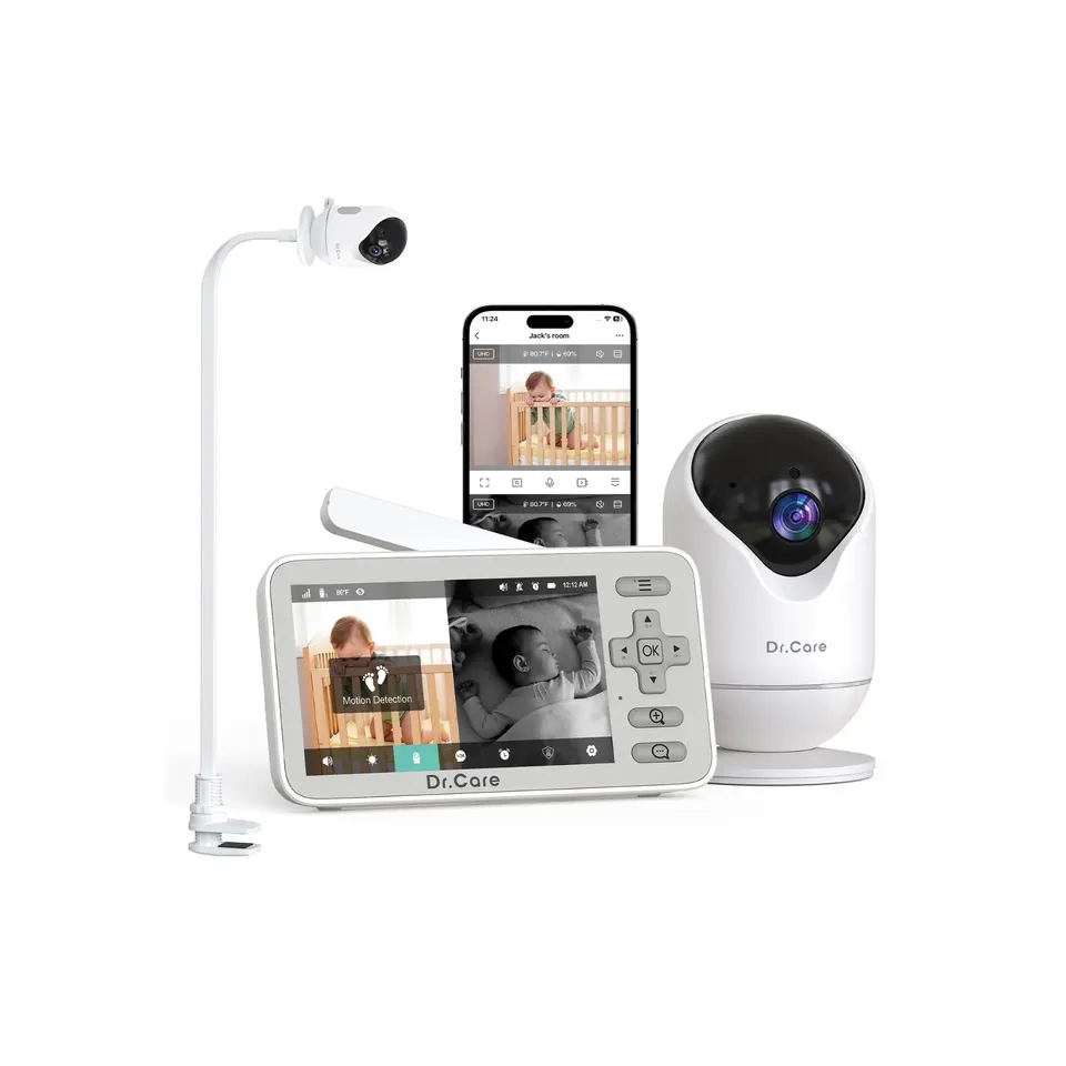 dr-care-vistaview-lite-sbm005-babyphone-vid-o-4-pince-lit image 1