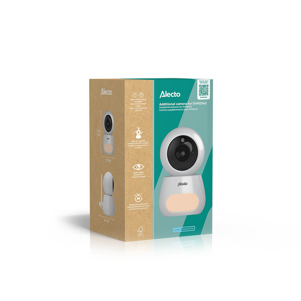 alecto-dvm2043c-cam-ra-suppl-mentaire-babyphone-blanc image 8