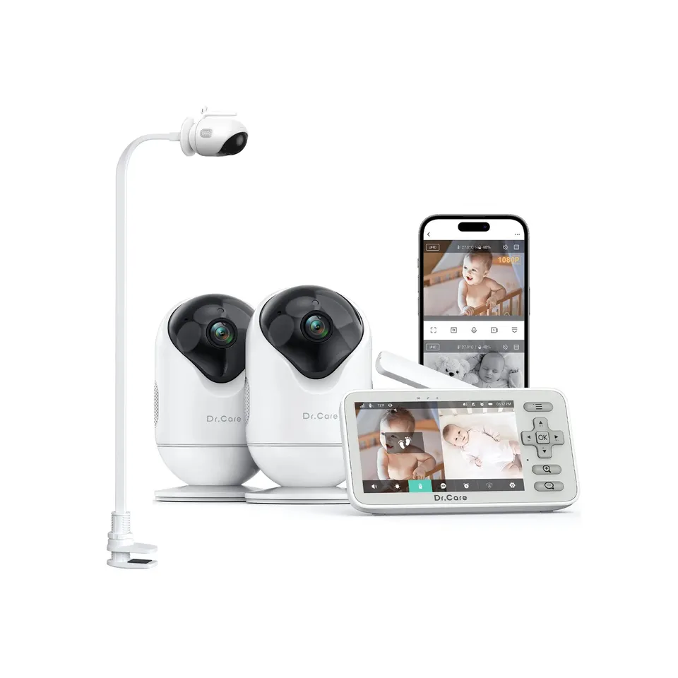 dr-care-vistaview-lite-sbm005-babyphone-double-cam-ra-clip-lit image 1