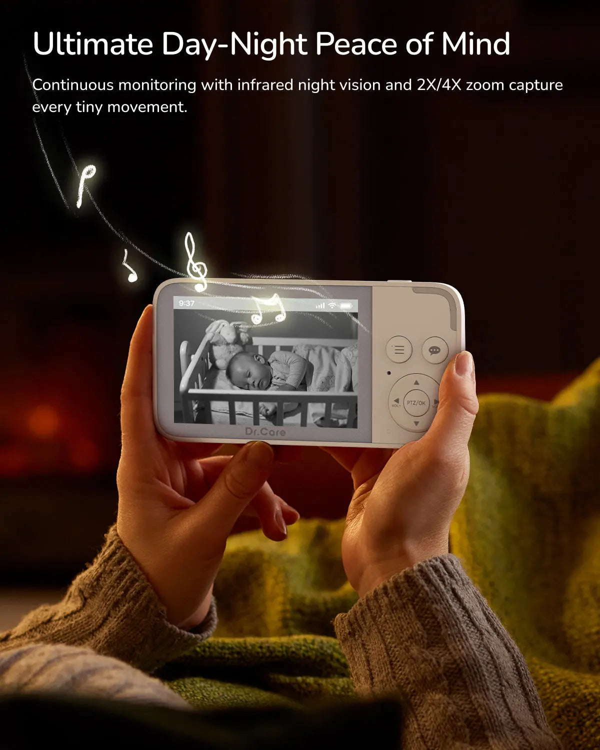 dr-care-neoview-bbm003-babyphone-vid-o-2-cam-ras-3-5-hd image 4