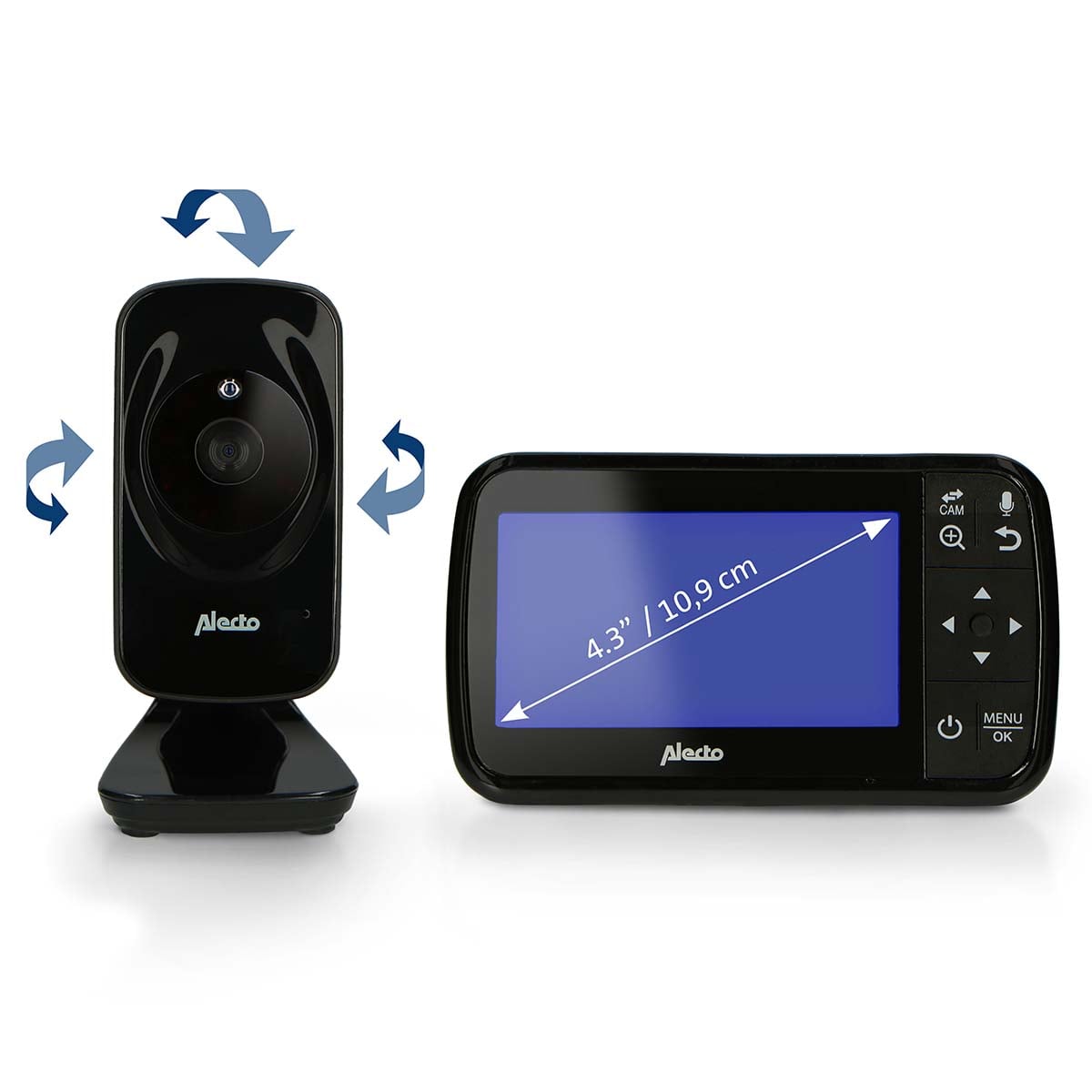 alecto-baby-dvm149-babyphone-vid-o-4-3-noir-vision-nuit image 6