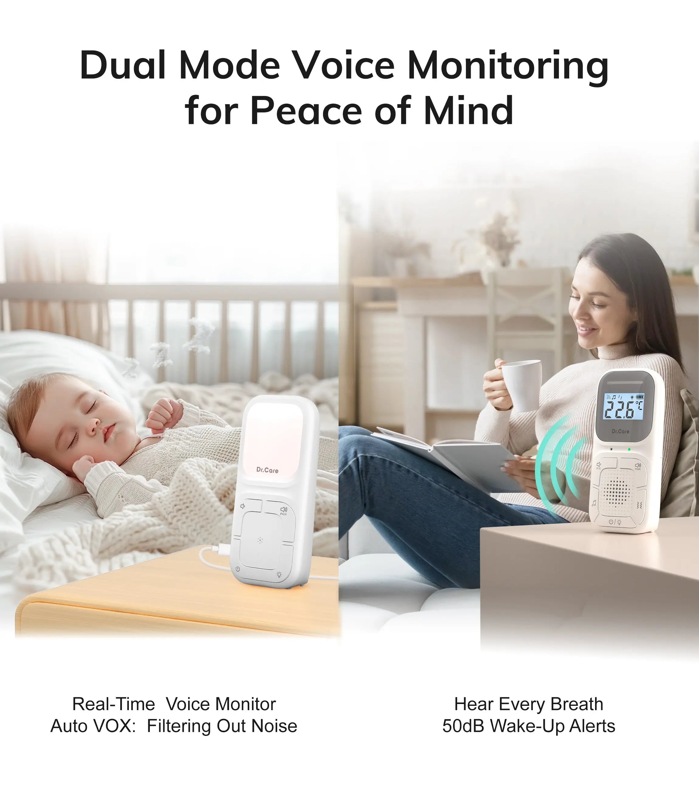 dr-care-neo-abm001-babyphone-audio-veilleuse-temp-rature image 2