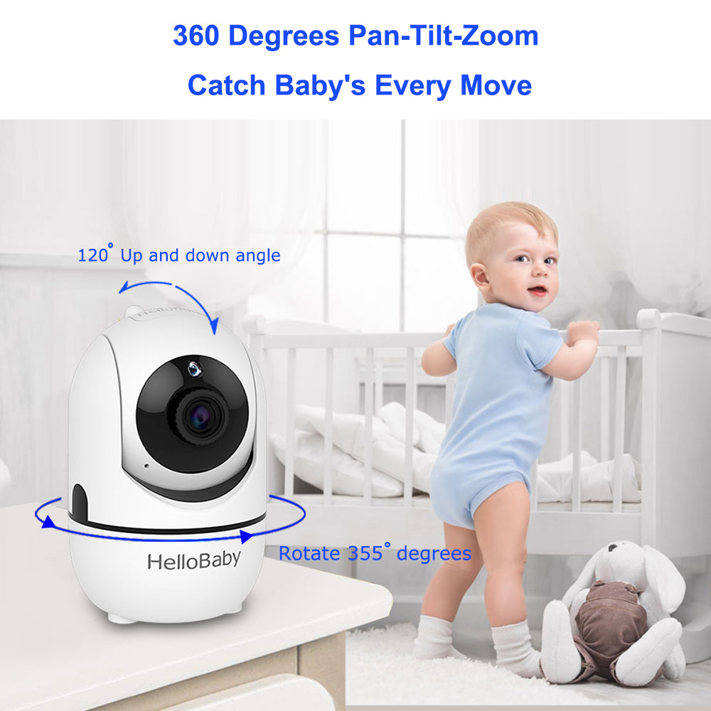 hellobaby-hb6550-babyphone-vid-o-5-pouces-cam-ra-vision-nocturne image 8