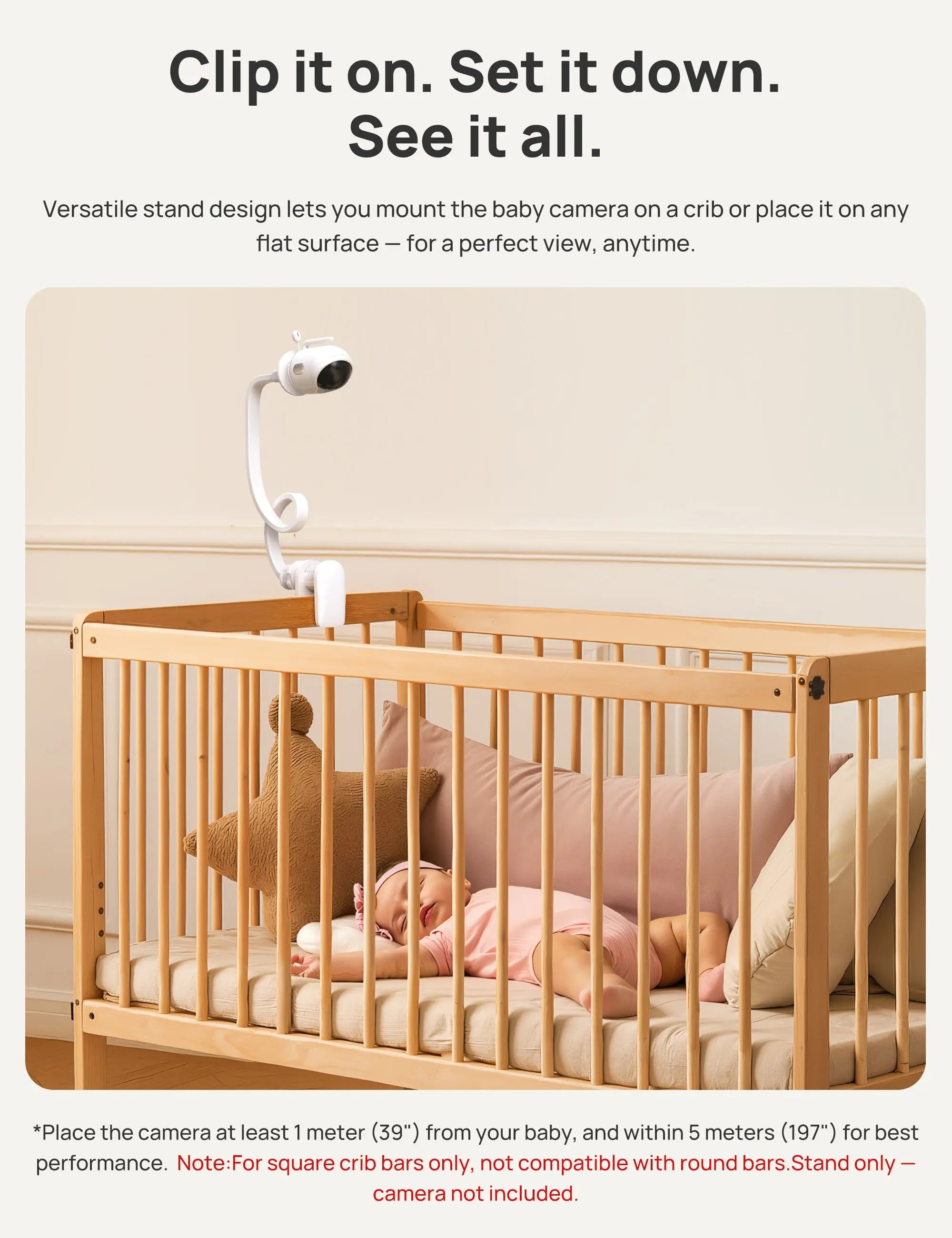 dr-care-mounts-support-pince-babyphone-vid-o-col-flexible-45-cm image 5