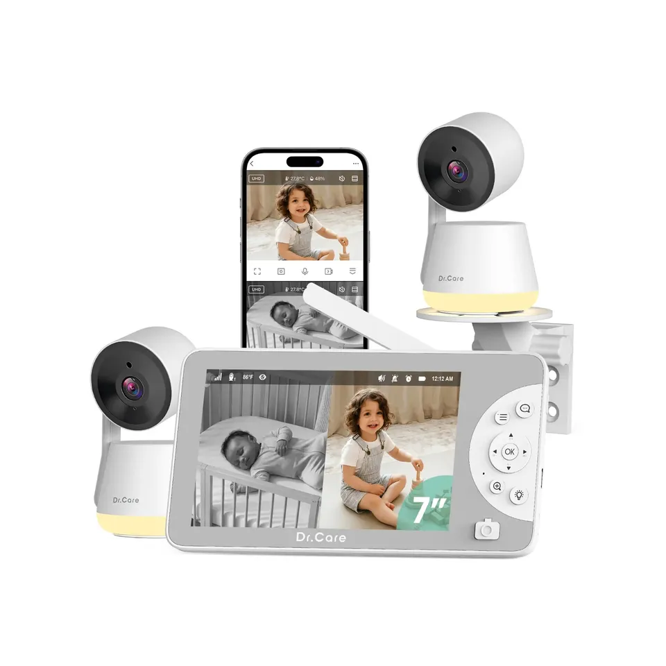 dr-care-lumiview-max-sbm009-babyphone-vid-o-7-2k-2-cam-ras image 1