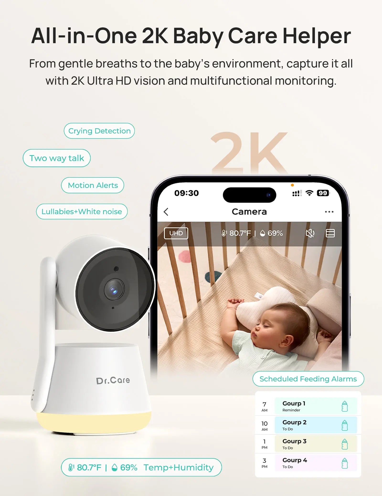 dr-care-smart-baby-monitor-sbm003-babyphone-vid-o-5-2k image 3