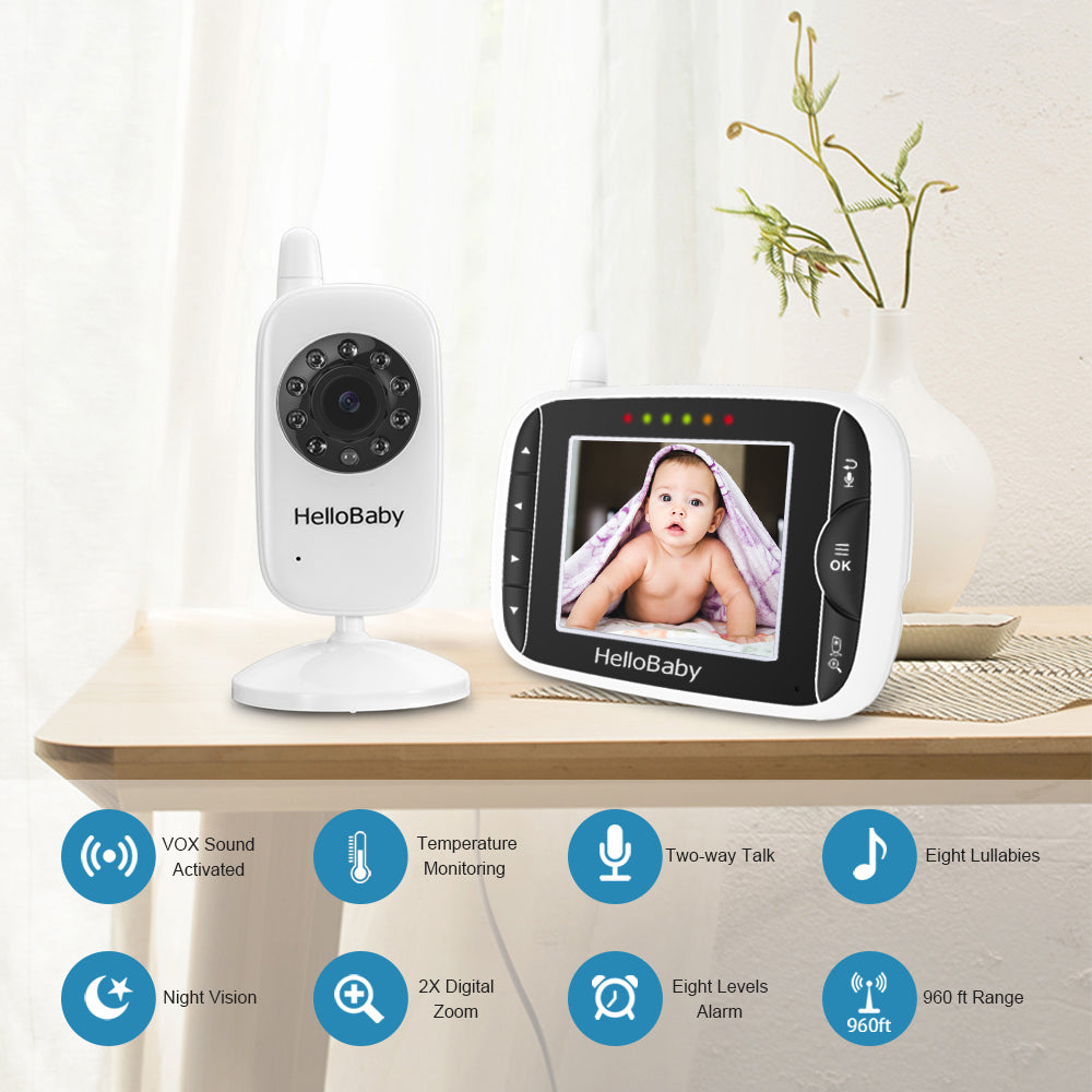 hellobaby-hb32-babyphone-vid-o-3-2-vision-nocturne image 3