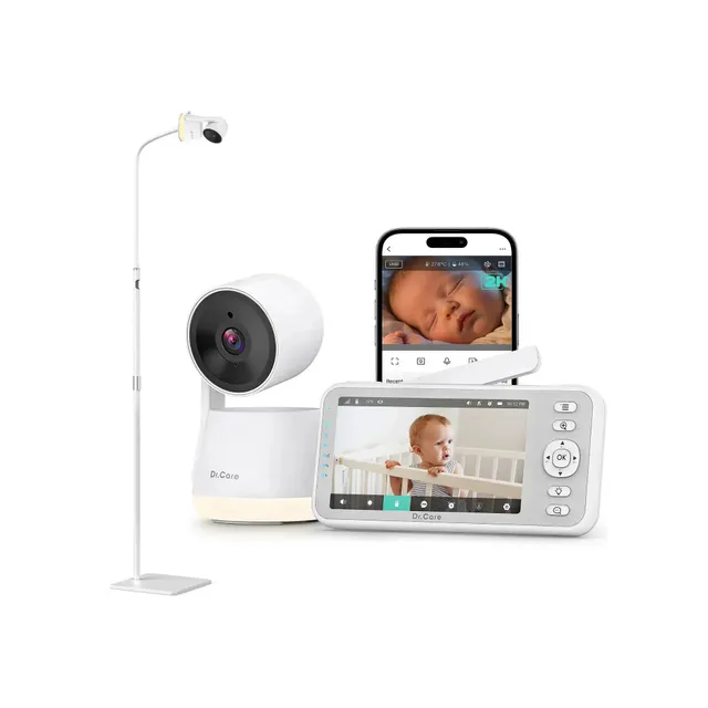 dr-care-lumiview-sbm003-babyphone-vid-o-2k-pied-de-sol image 1