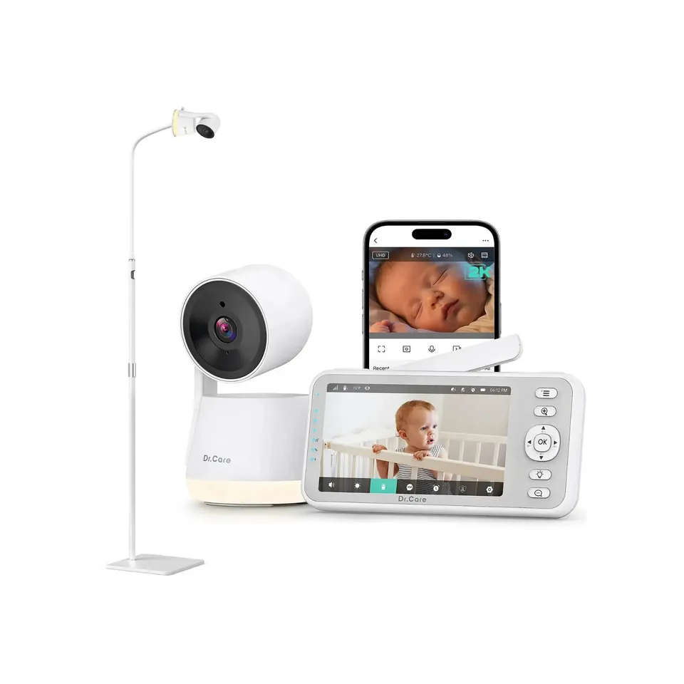 dr-care-lumiview-sbm003-babyphone-vid-o-2k-pied-de-sol image 1