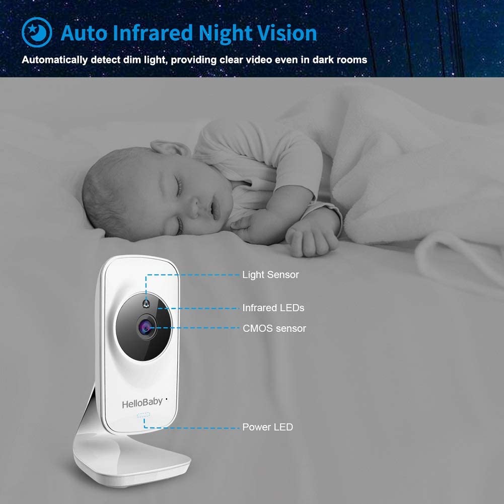 hellobaby-hb50-moniteur-b-b-vid-o-avec-support-sans-wifi image 4