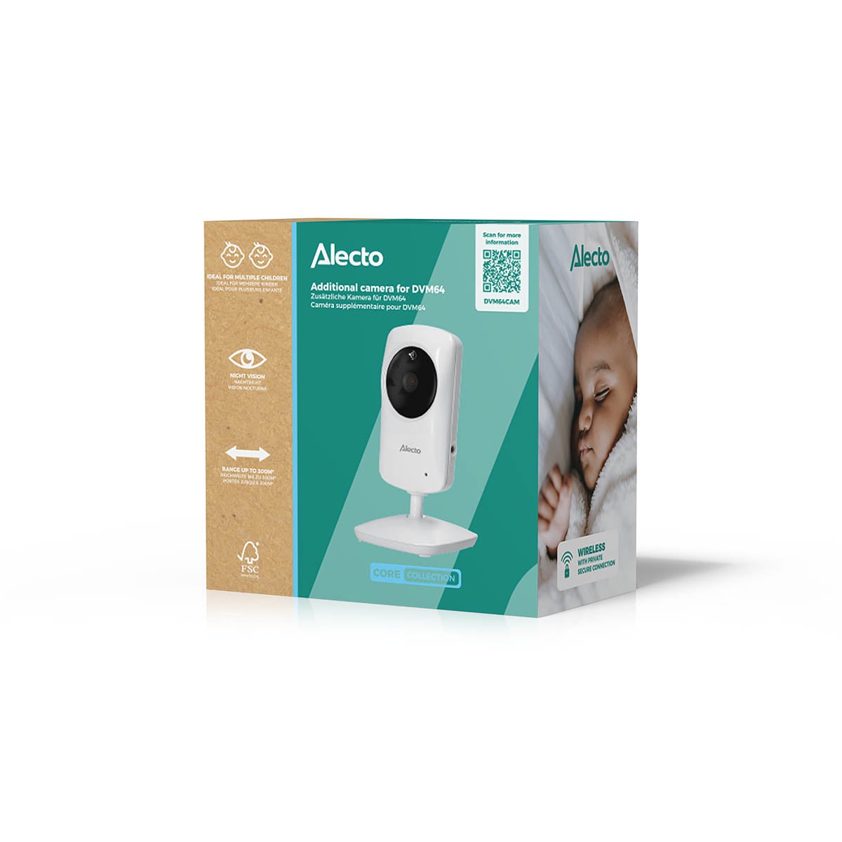 alecto-baby-dvm64cam-cam-ra-b-b-suppl-mentaire-blanche image 6