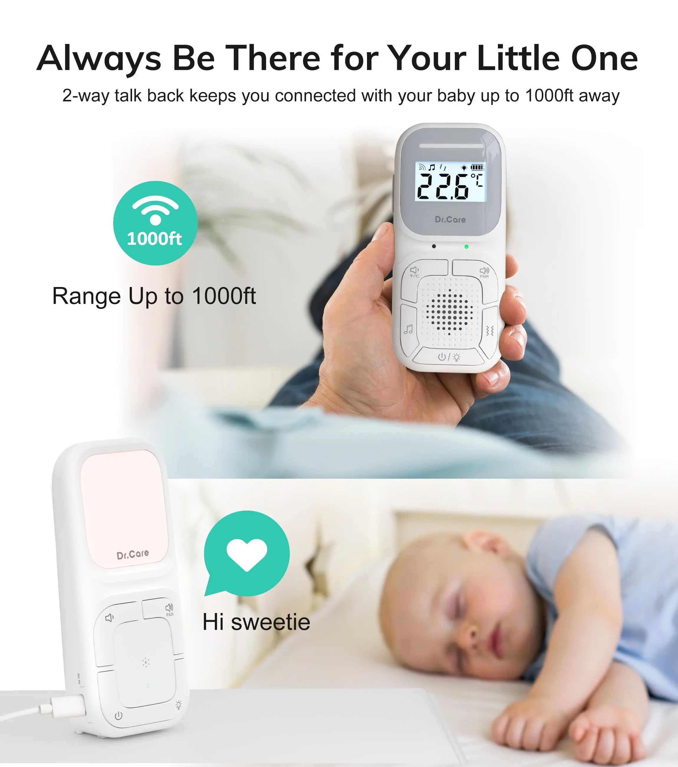 dr-care-neo-abm001-babyphone-audio-veilleuse-temp-rature image 3