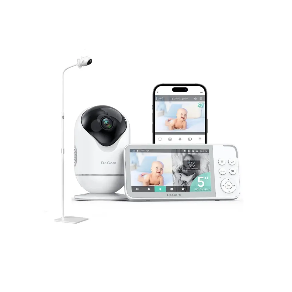 dr-care-vistaview-sbm001-babyphone-vid-o-pied-au-sol-2k image 1