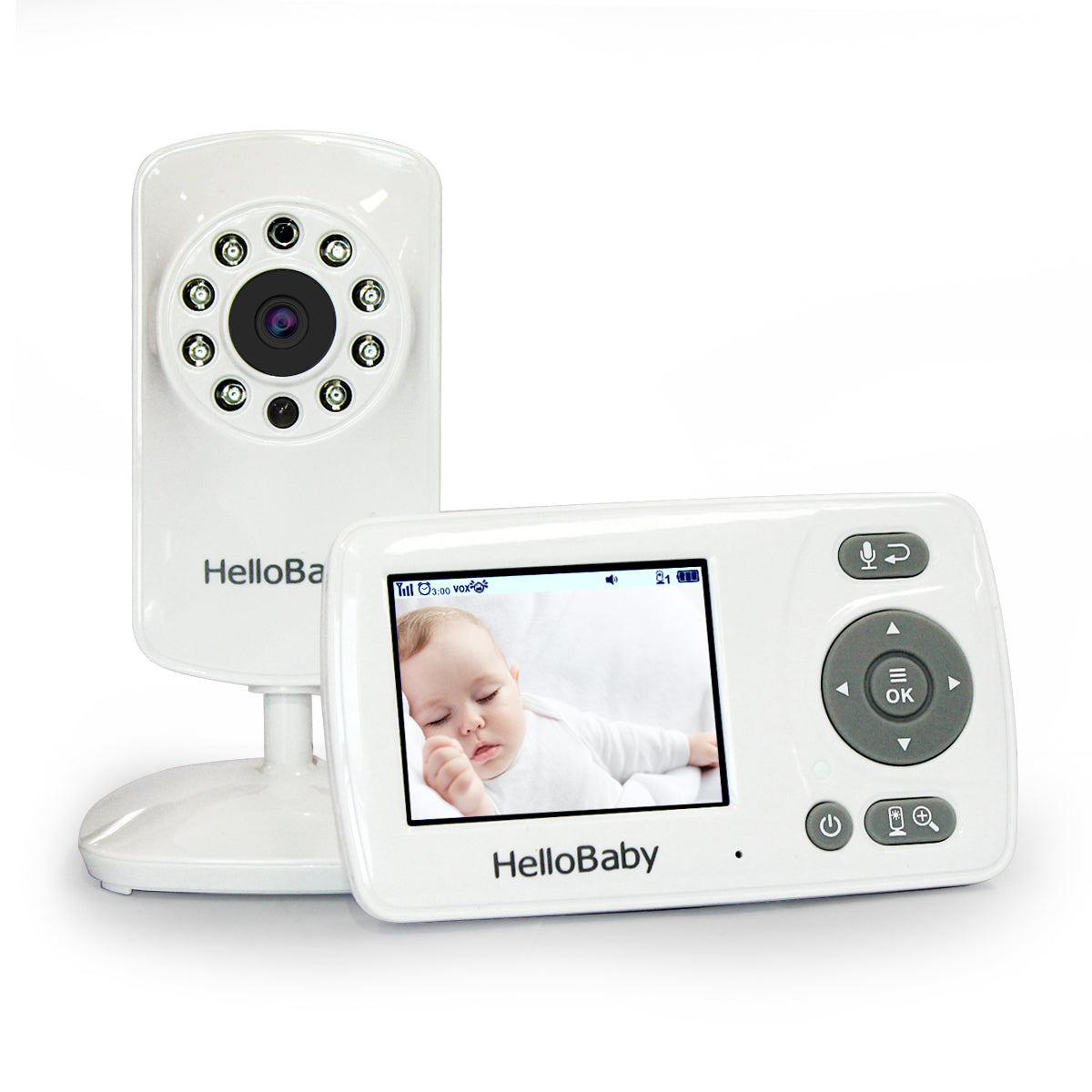 hellobaby-hb30-babyphone-vid-o-cran-2-4-vision-nocturne image 2