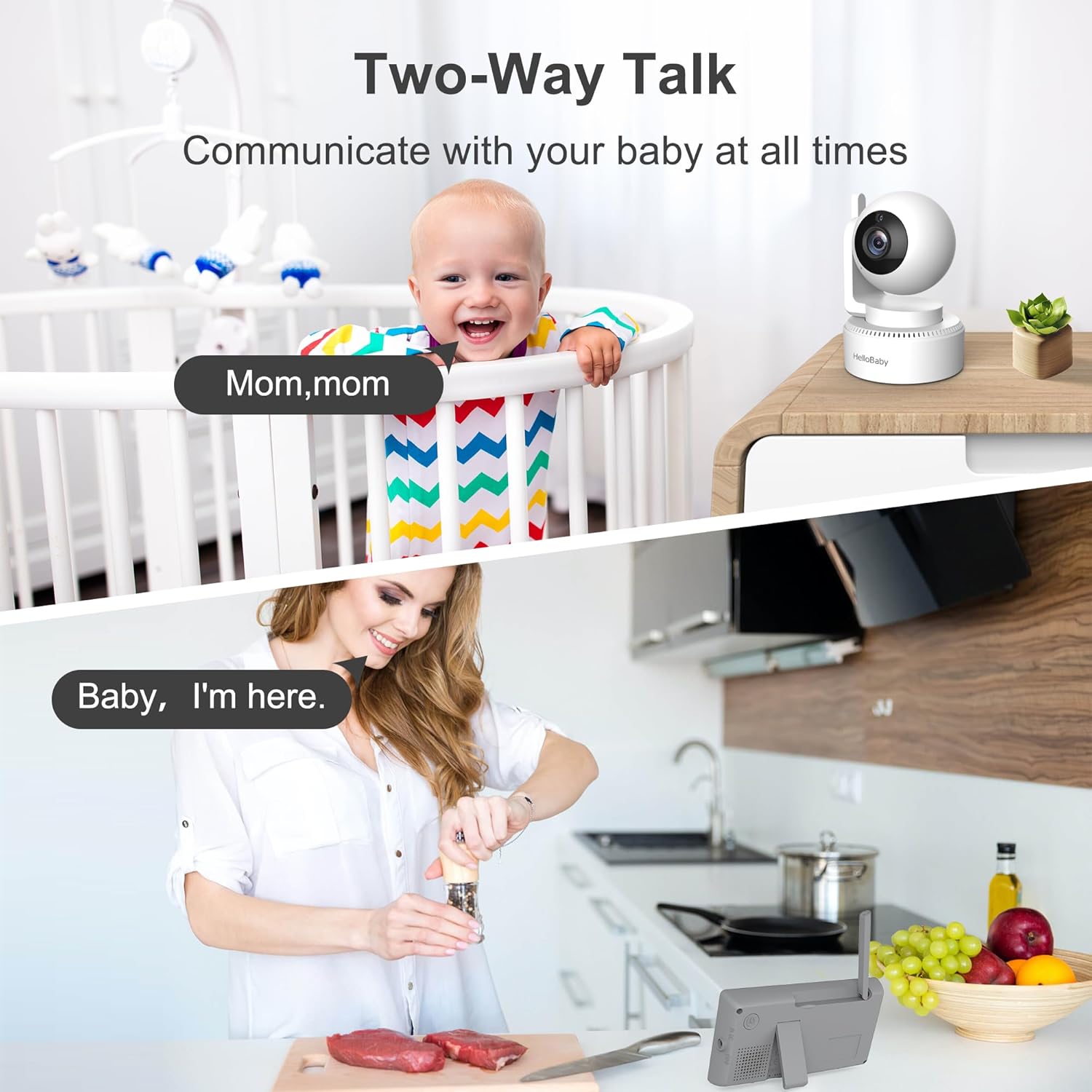 hellobaby-hb6148-babyphone-vid-o-4-3-30h-sans-wifi image 8