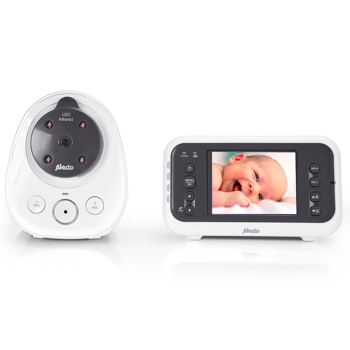 alecto-baby-dvm-77-babyphone-vid-o-2-8-blanc-mode-eco image 2