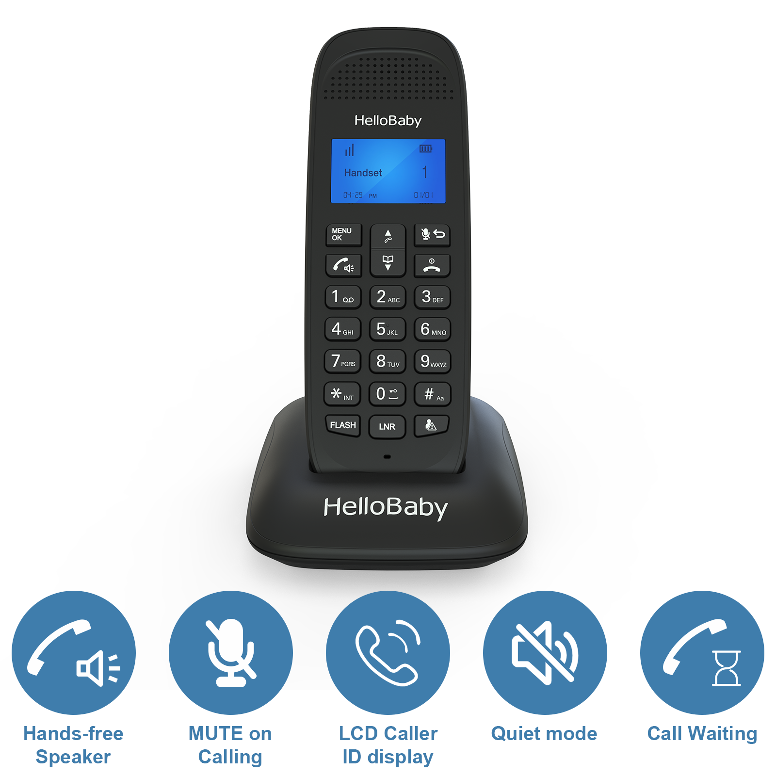 hellobaby-hb1688-2-t-l-phone-sans-fil-dect-2-combin-s-anti-spam image 4