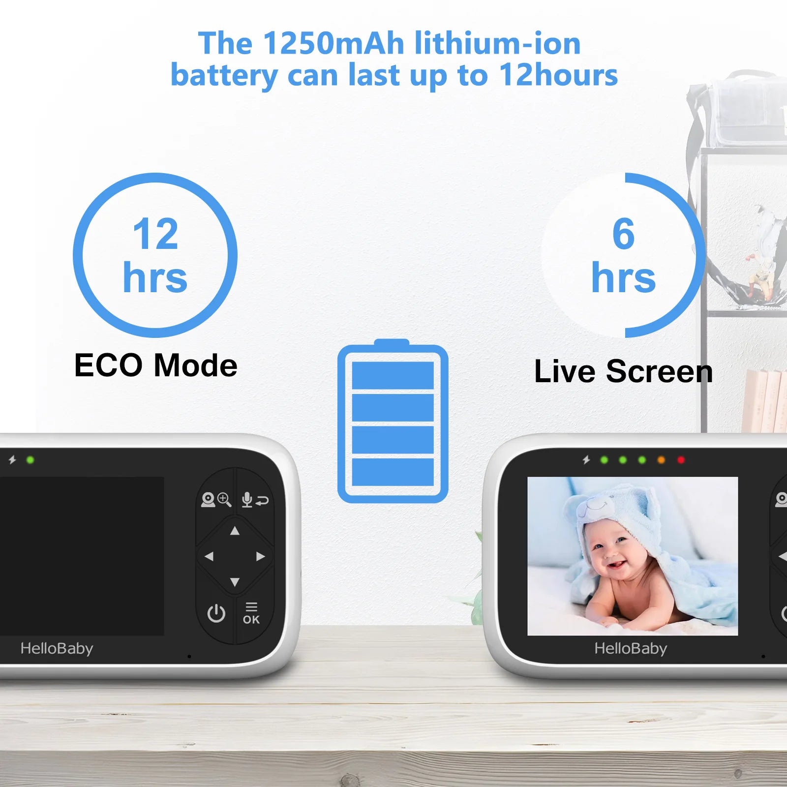 hellobaby-hb6336-babyphone-vid-o-avec-support-3-2-vision-nocturne image 6