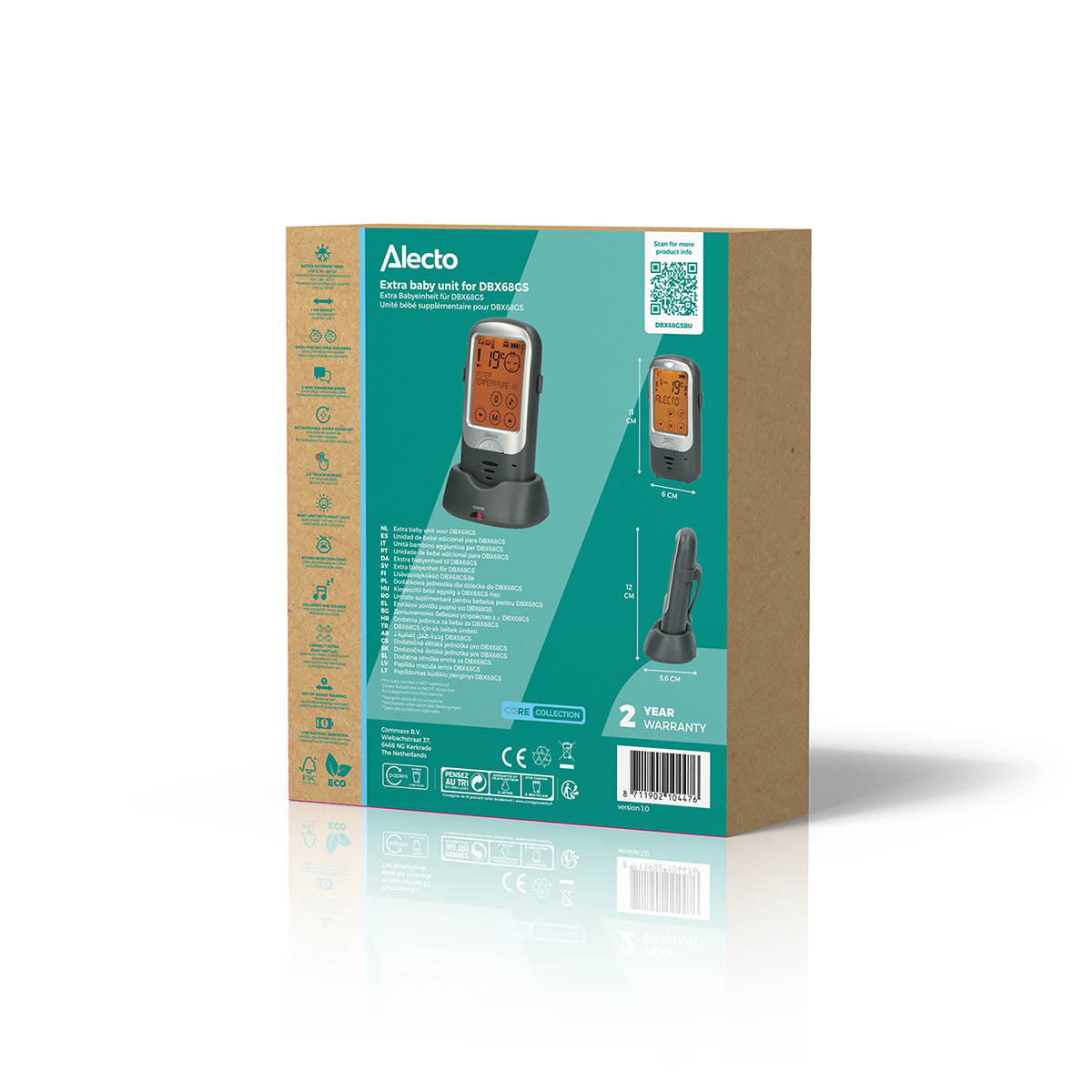 alecto-dbx68gs-babyphone-longue-port-e-bundle-2-chambres image 3