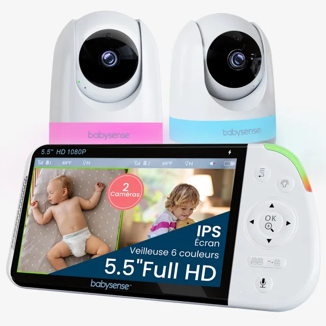 babysense-pro-babyphone-vid-o-2-cam-ras-sans-wifi-full-hd image 1