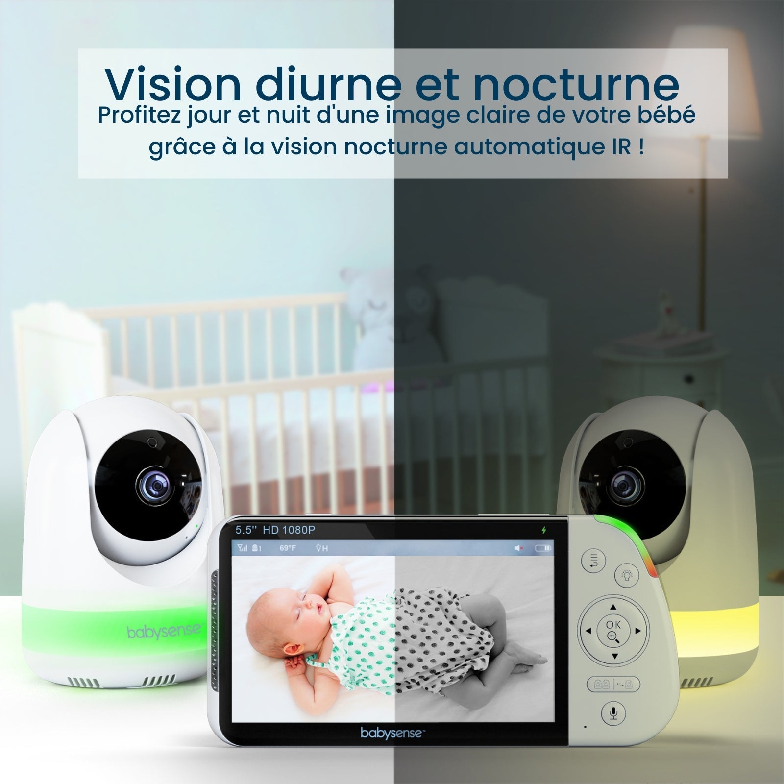 babysense-pro-babyphone-vid-o-3-cam-ras-sans-wifi-rgb image 3