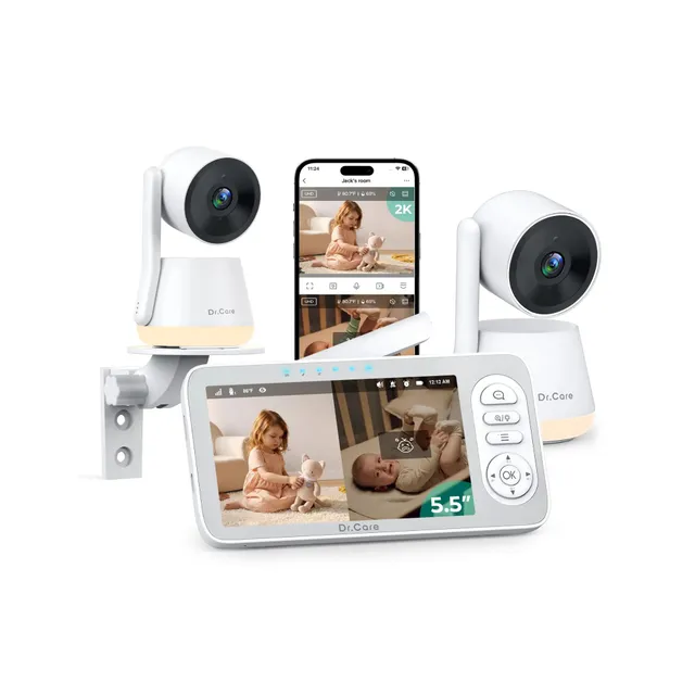 dr-care-lumiview-plus-sbm006-babyphone-vid-o-2-cam-ras-5-5 image 1