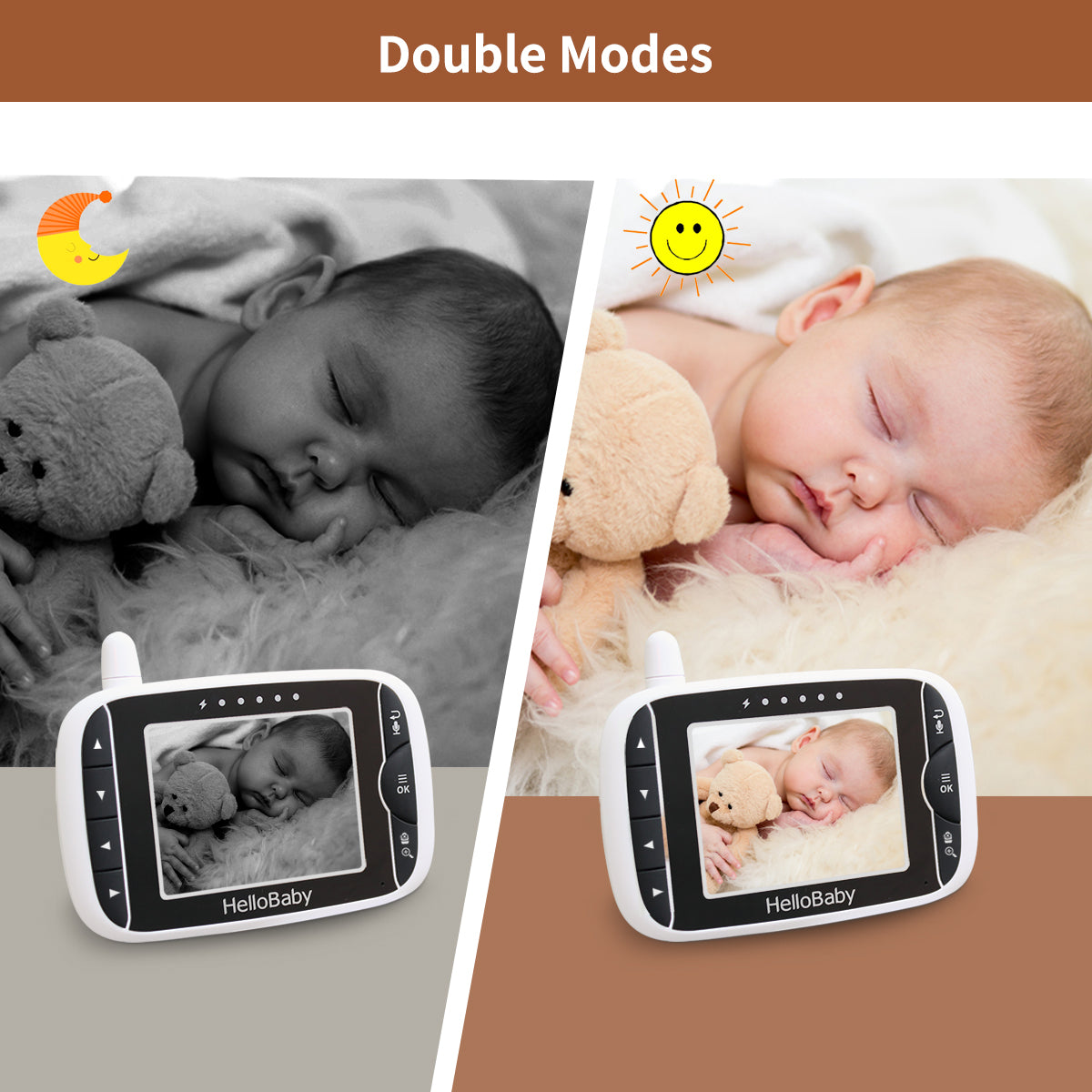hellobaby-hb65-babyphone-vid-o-3-2-lcd-sans-wifi image 8