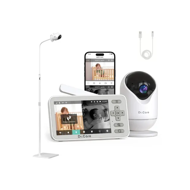 dr-care-vistaview-lite-sbm005-babyphone-pied-sol image 1