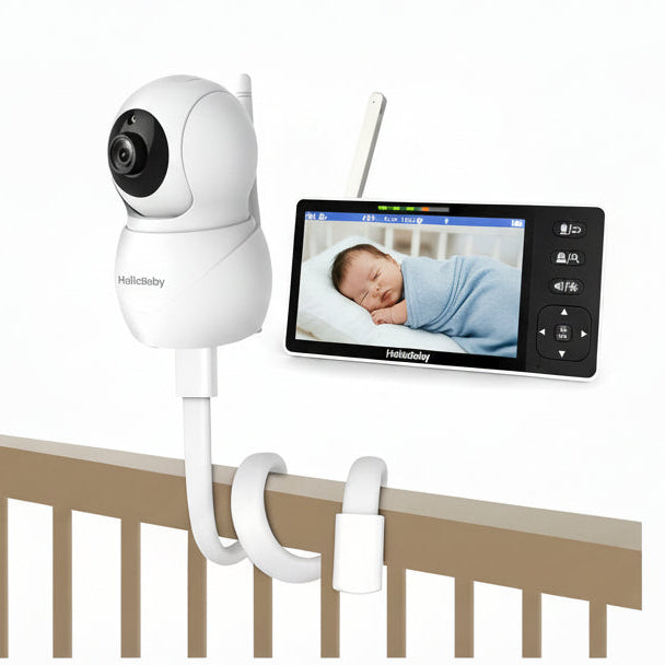 hellobaby-hb6081-babyphone-vid-o-5-5-720p-avec-support image 1