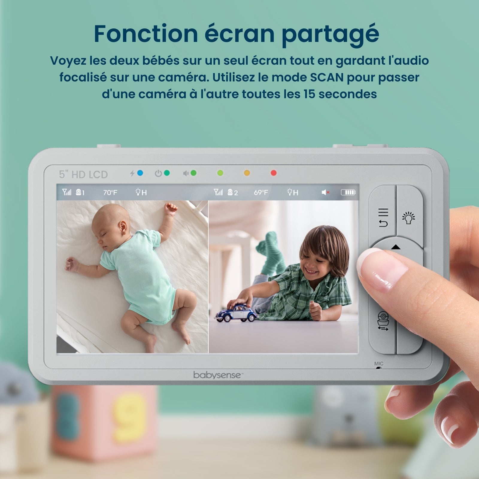 babysense-hd-s2-babyphone-vid-o-hd-5-1-cam-ra-sans-wifi image 3