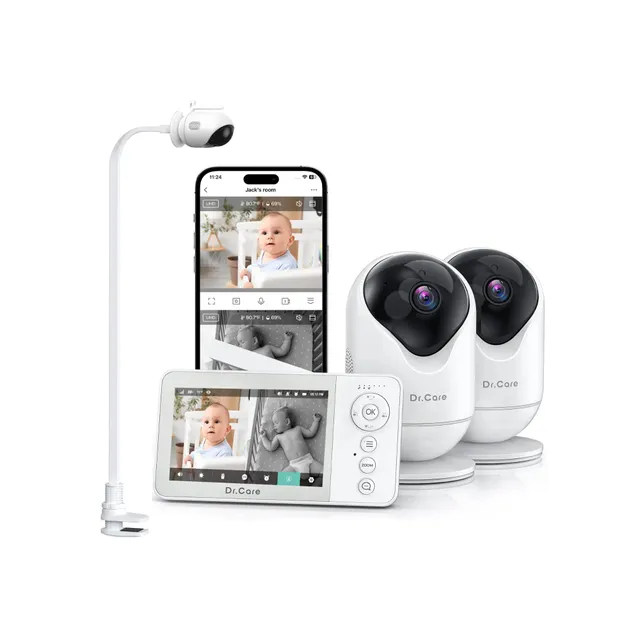 dr-care-vistaview-lite-rb-sbm002-babyphone-vid-o-double-cam-ra-clip-lit image 1