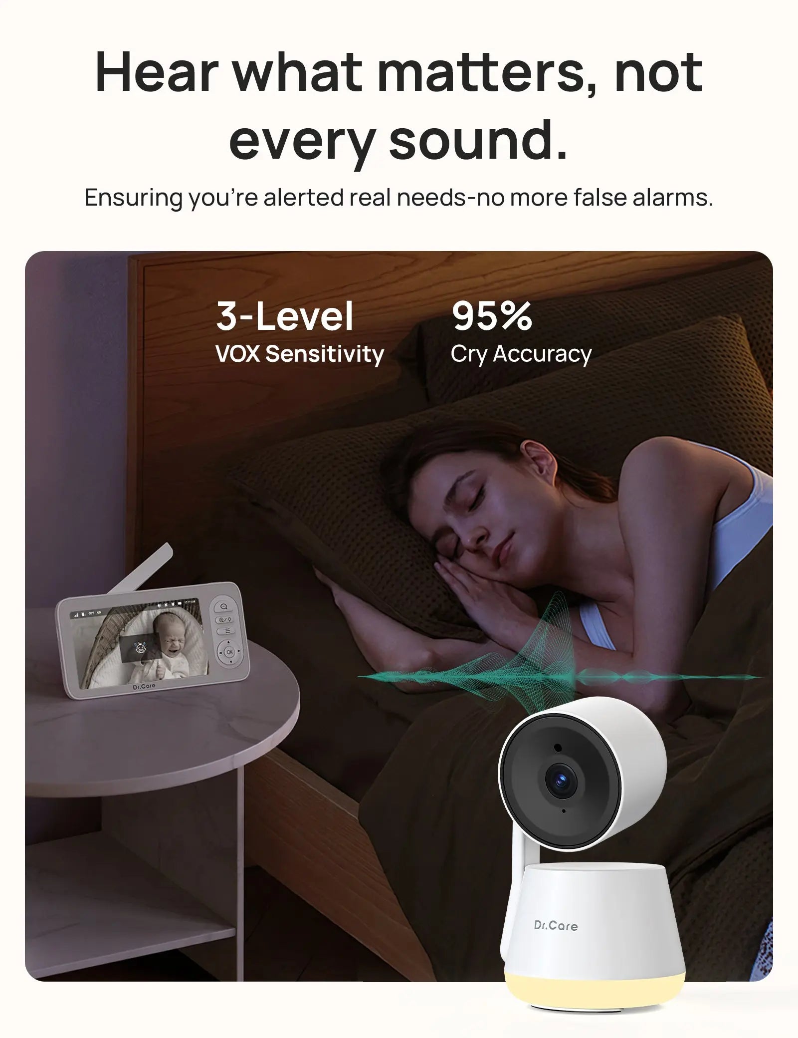 dr-care-lumiview-plus-sbm006-babyphone-2-cam-ras-pied-de-sol image 4