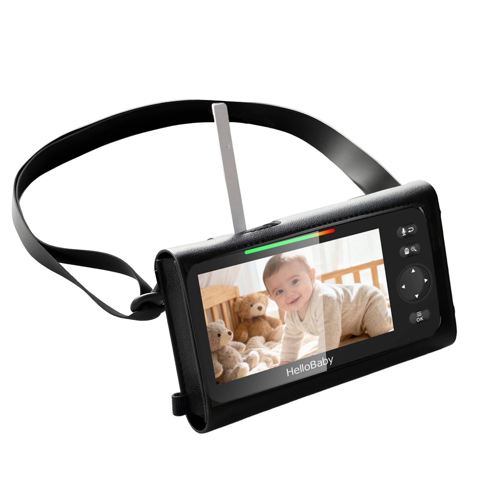hellobaby-hb6550-tui-moniteur-5-cuir-bandouli-re image 1