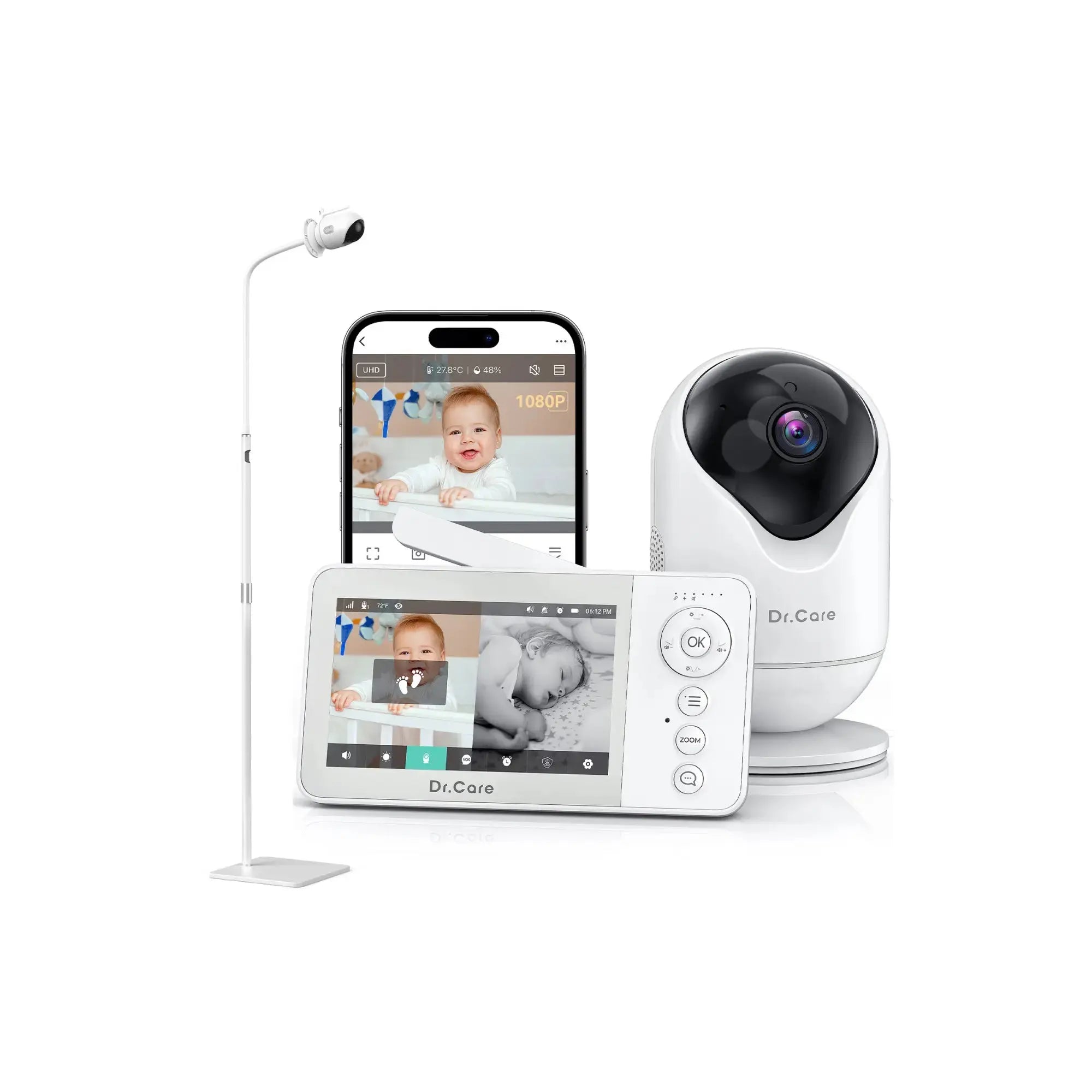 dr-care-vistaview-lite-rb-sbm002-babyphone-vid-o-pied-de-sol image 1