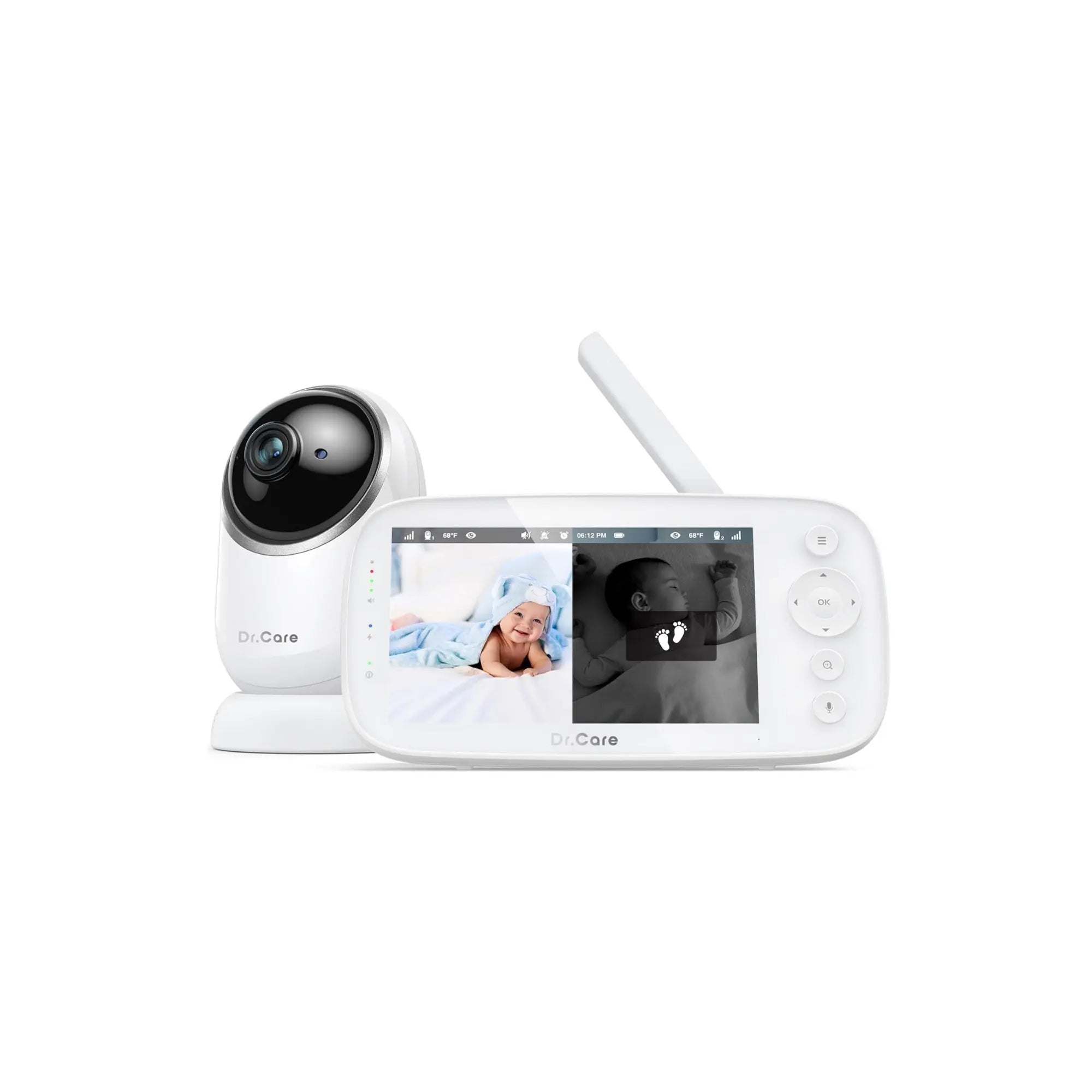 dr-care-novaview-pro-bbm001-pro-babyphone-vid-o-5-1080p-non-wifi image 1