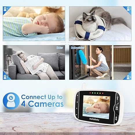 hellobaby-hb66-pro-babyphone-vid-o-support-cran-3-2-300m image 7