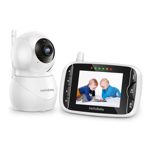 hellobaby-hb66-pro-babyphone-vid-o-3-2-pouces-4-cam-ras-sans-wifi image 1