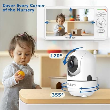 hellobaby-hb6560-2-babyphone-2-cam-ras-cran-6-partag image 5