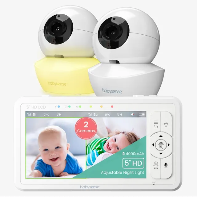 babysense-hd-s2-babyphone-vid-o-hd-5-2-cam-ras-sans-wifi image 1