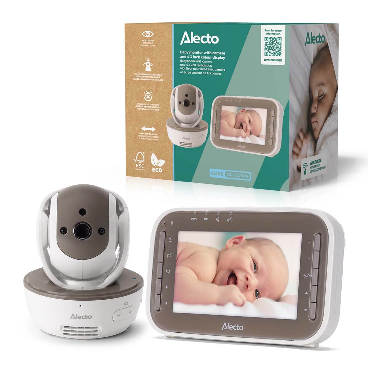 alecto-dvm-dvm200mbe-babyphone-vid-o-blanc-marron-4-3 image 6