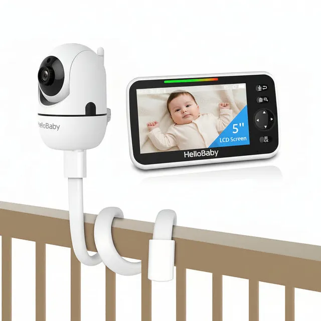 hellobaby-hb6550-moniteur-b-b-vid-o-5-1-cam-ra-sans-wifi image 1