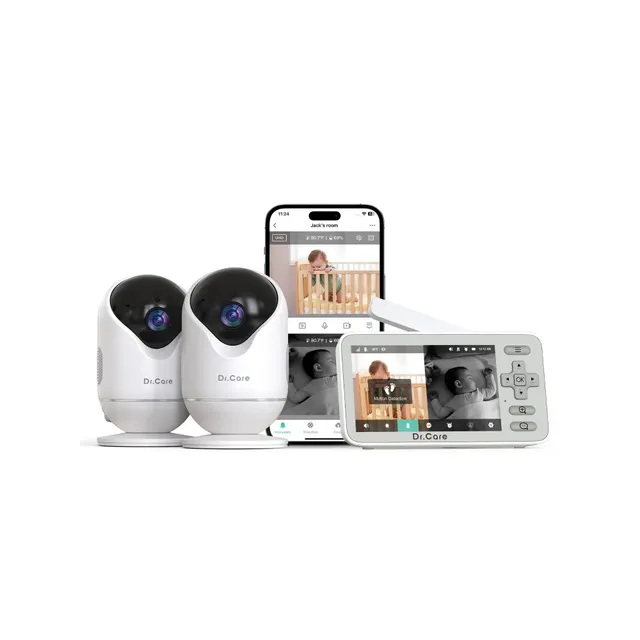 dr-care-vistaview-lite-sbm005-babyphone-2-cam-ras-cran-partag image 1