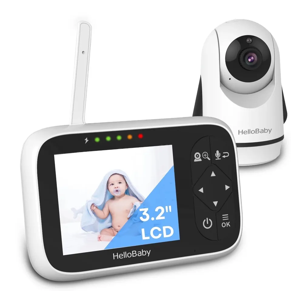 hellobaby-hb6336-babyphone-vid-o-3-2-ptz-sans-wifi image 1
