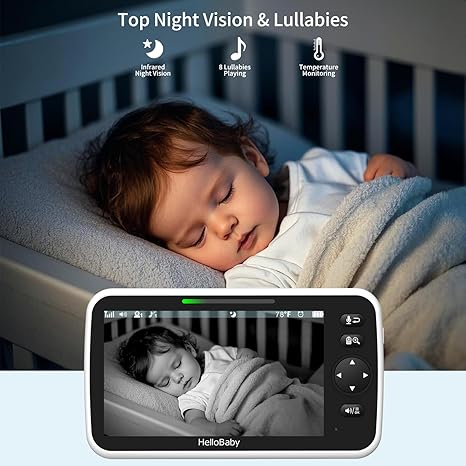 hellobaby-hb6550plus-babyphone-vid-o-6-pouces-1-cam-ra-sans-wifi image 6