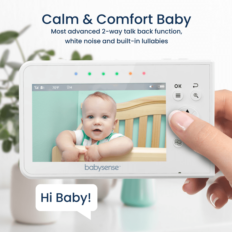 babysense-v43-babyphone-vid-o-2-cam-ras-cran-divis-4-3 image 7