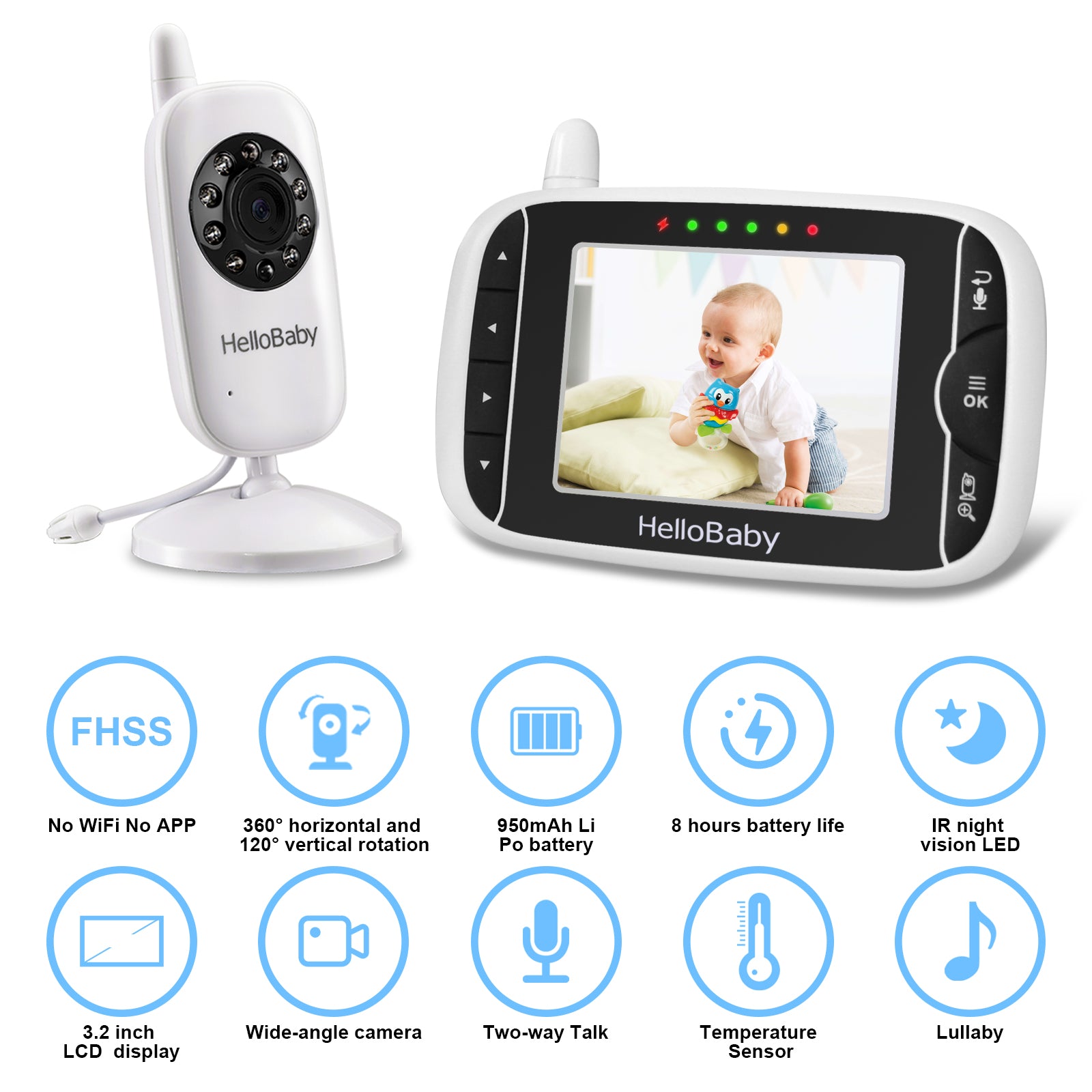 hellobaby-hb39-babyphone-vid-o-3-2-1-cam-ra-berceuses image 4