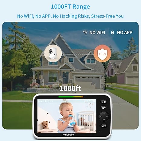 hellobaby-hb6550plus-babyphone-vid-o-6-pouces-1-cam-ra-sans-wifi image 5