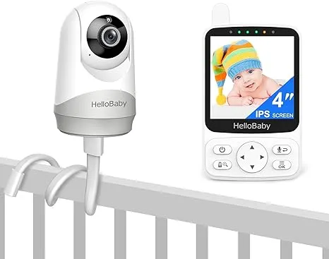 hellobaby-hb6240-babyphone-vid-o-avec-pied-cran-ips image 1