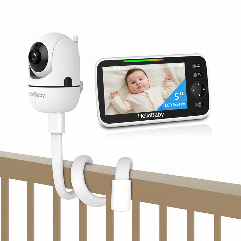 hellobaby-hb6550-moniteur-b-b-vid-o-5-1-cam-ra-sans-wifi image 1