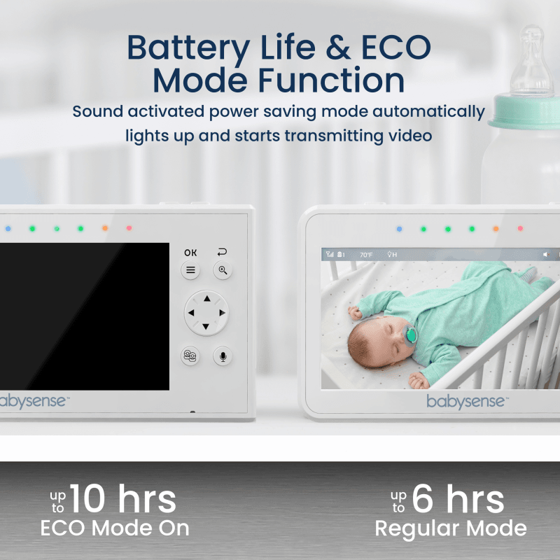 babysense-v43-babyphone-vid-o-2-cam-ras-cran-divis-4-3 image 6
